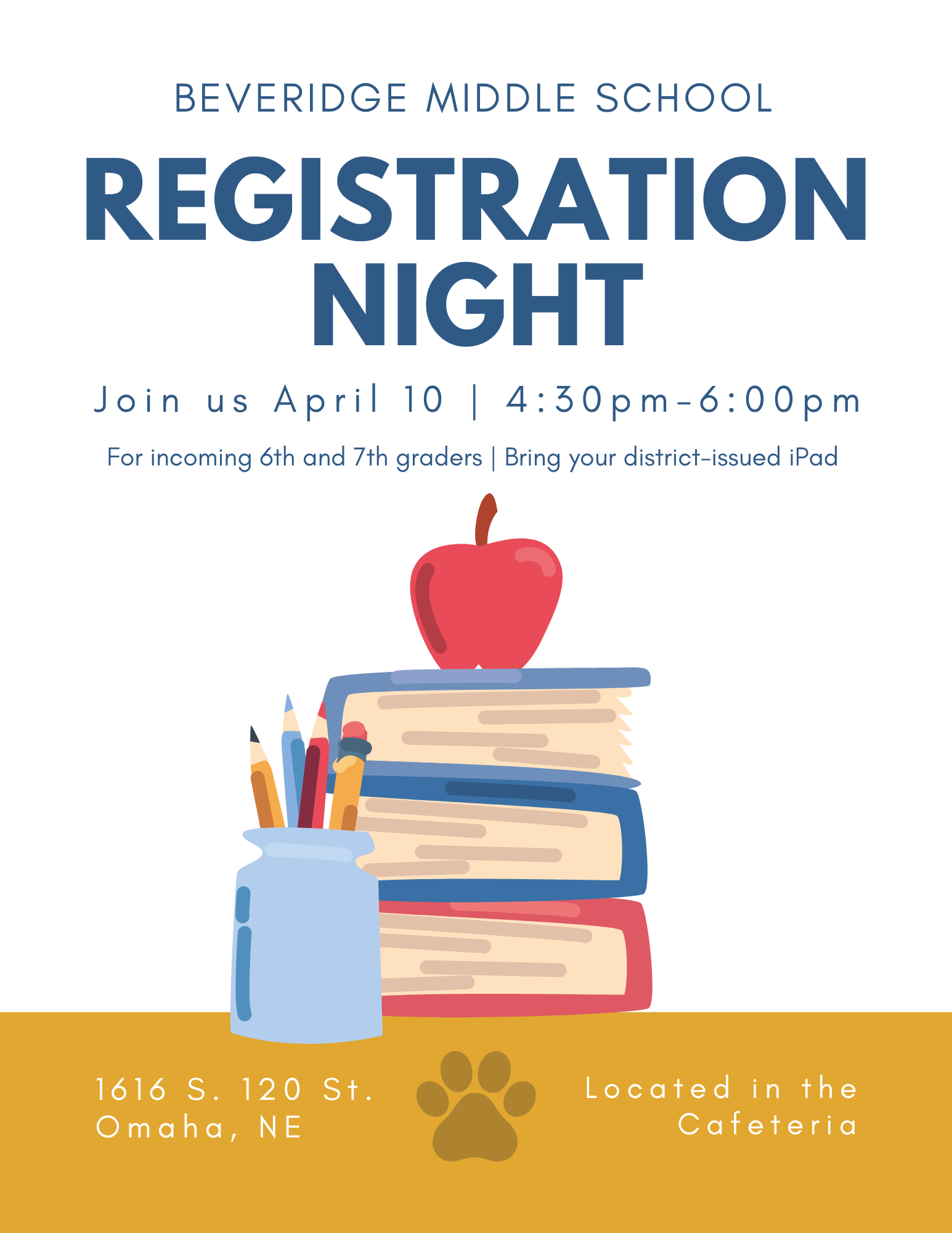 Registration Night is April 10